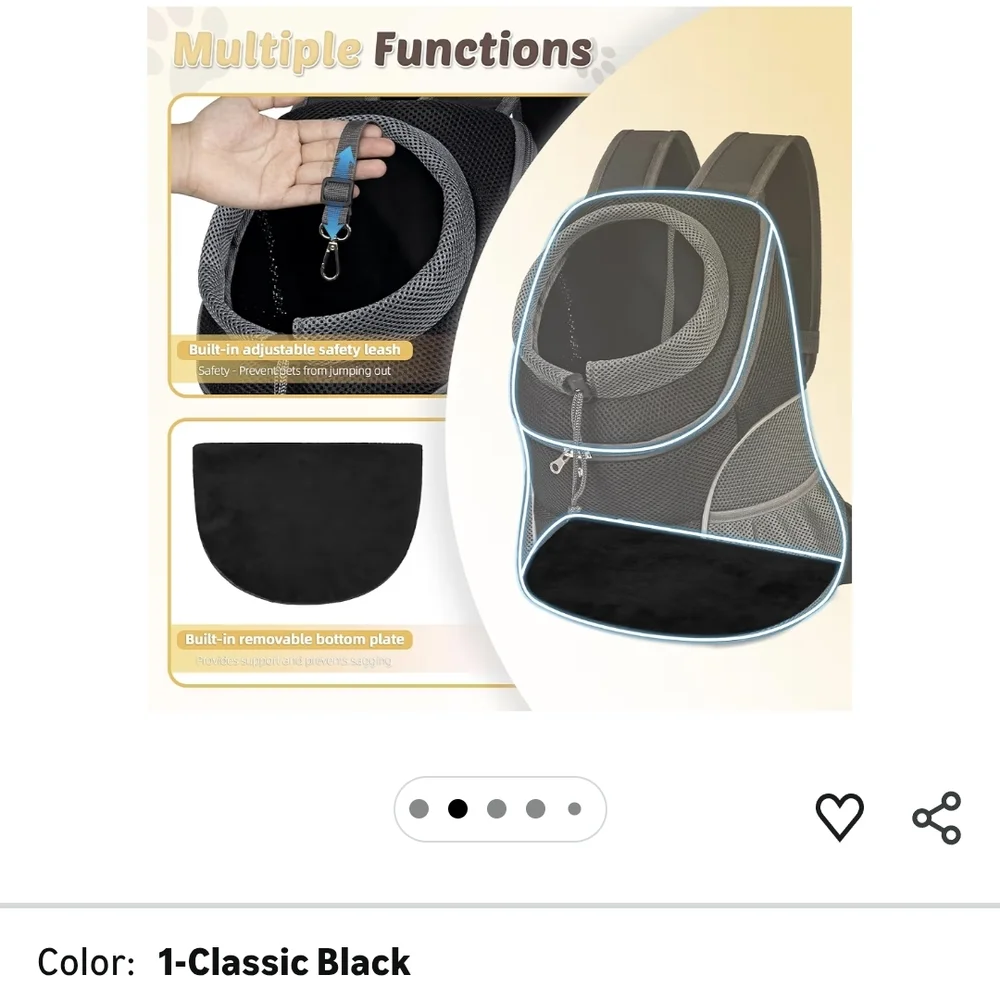 Pet Carrier Backpack